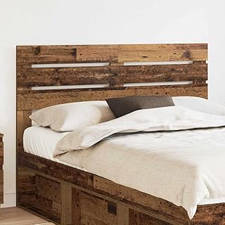 Tête de lit en bois recyclé 160 cm - Design rectangulaire moderne - Robuste et durable - Pour chambre à coucher, chambre d