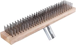 Balai À Poils Durs, Anti Mousse Toiture, Balai Exterieur, Brosse À Balai Métallique, Brosse À Récurer Les Sols en Acier Inoxydable, Balai en Fil d