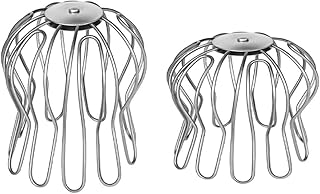 Lot de 2 paniers de récupération de feuilles réglables pour tuyau de descente et gouttière, construction en fil de fer zinc conçu pour attraper les débris et soutenir un drainage