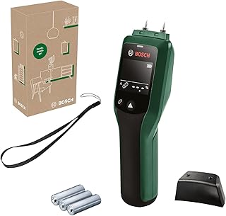 Bosch Humidimètre UniversalHumid (résultats précis grâce à la sélection du groupe de bois et aux témoins lumineux LED pour une interprétation facile, dans boîte carton pour e-commerce)