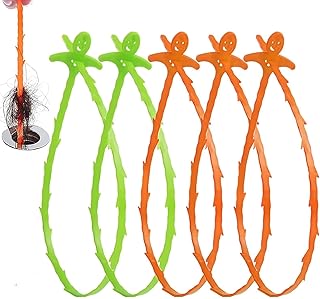 Forlivese Lot de 5 Furet Deboucheur Canalisation,53cm Sink Unblocker Tool wc Flexible, Déboucheur canalisation Furet Plomberie Deboucheur evier Sonde De Debouchage Pour Evier Canalisation