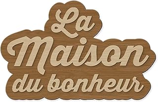 STC Deco bois relief maison du bonheur