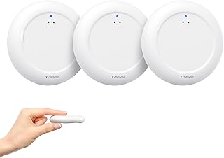 X-Sense Détecteur de Fuite d’Eau Connecté Ultra Fin, Station de Base SBS50 Requise, Étanche IP67, Détecteur d